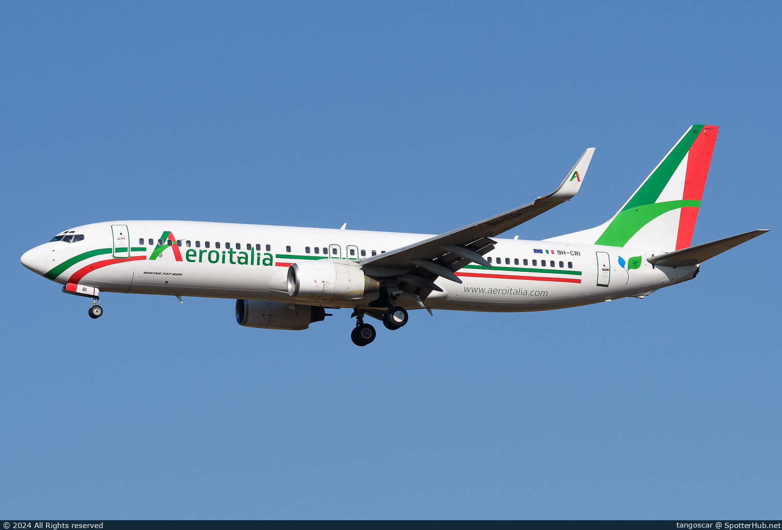 Photo of 9H-CRI - Boeing 737-85F operated by Aeroitalia