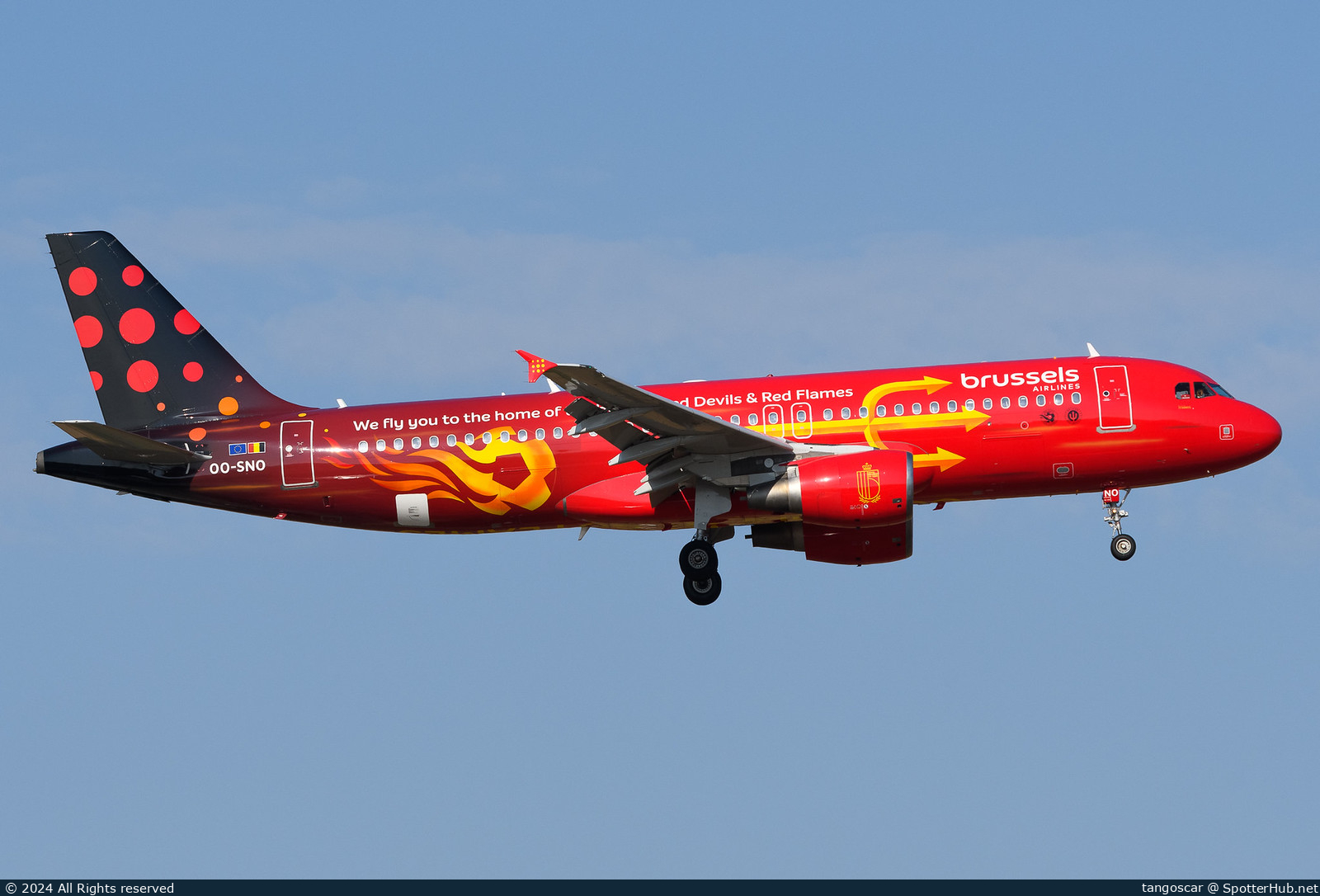Photo of OO-SNO - Airbus A320-214 operated by Brussels Airlines