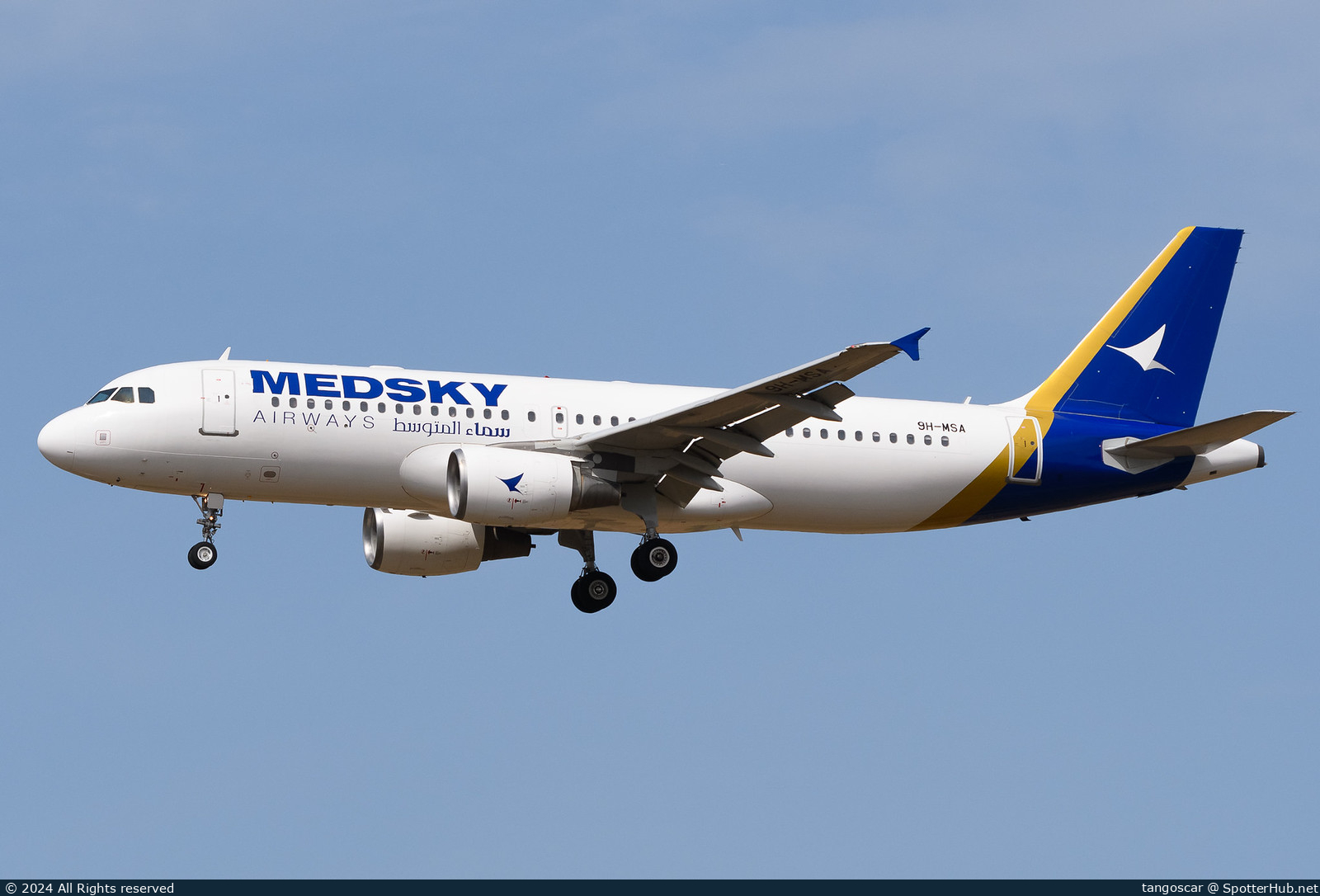 Photo of 9H-MSA - Airbus A320-214 operated by Medsky Airways (opb Malta MedAir)