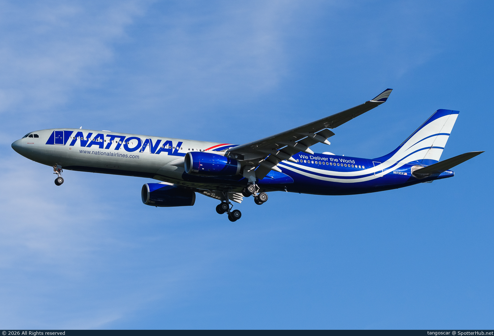 Photo of N873CA - Airbus A330-343 operated by National Airlines [2006]