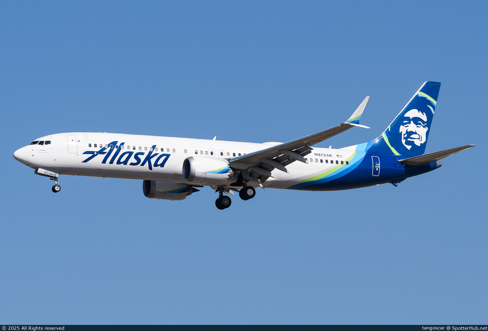 Photo of N972AK - Boeing 737 MAX 9 operated by Alaska Airlines