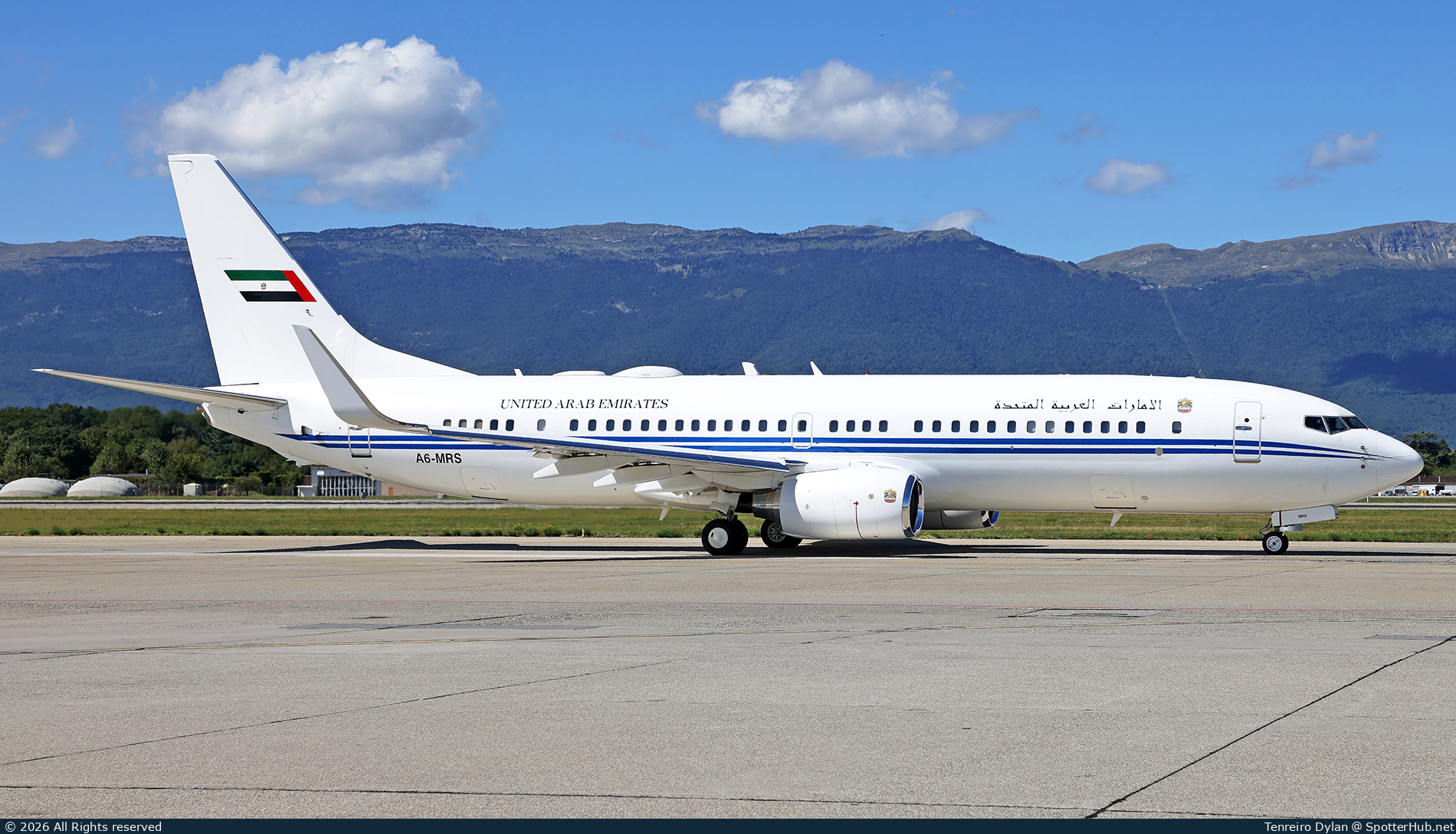 Photo of A6-MRS - Boeing 737-8E0(BBJ2) operated by Dubai Royal Air Wing