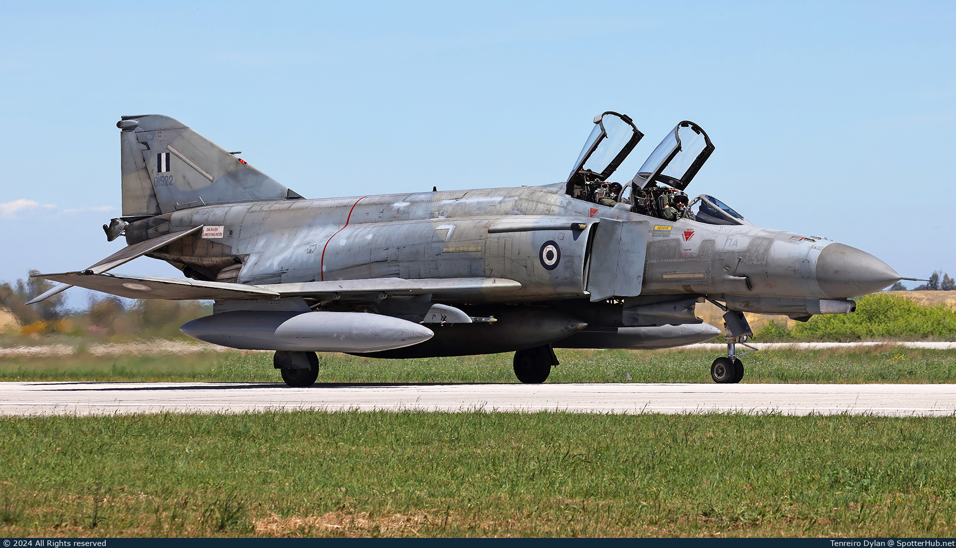 Photo of 01522 - McDonnell Douglas F-4E AUP Phantom II operated by Hellenic Air Force