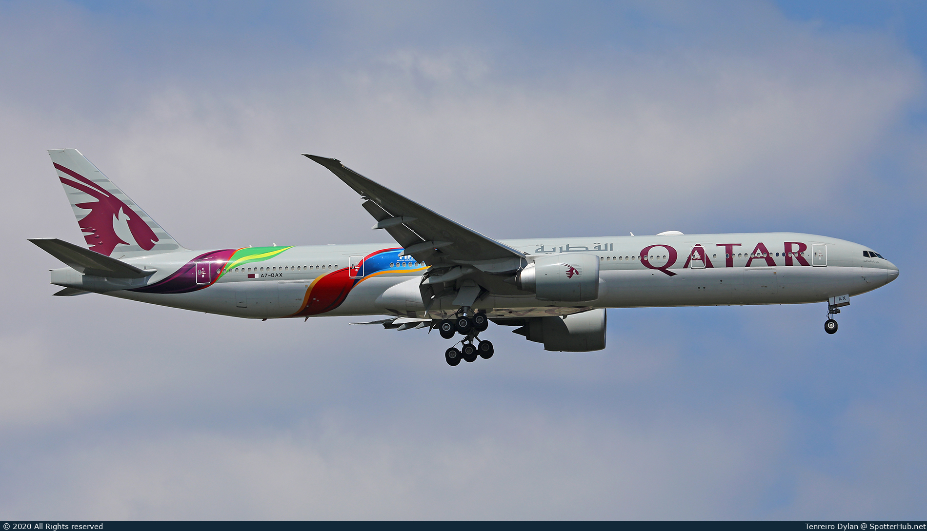 Photo of A7-BAX - Boeing 777-3DZ(ER) operated by Qatar Airways