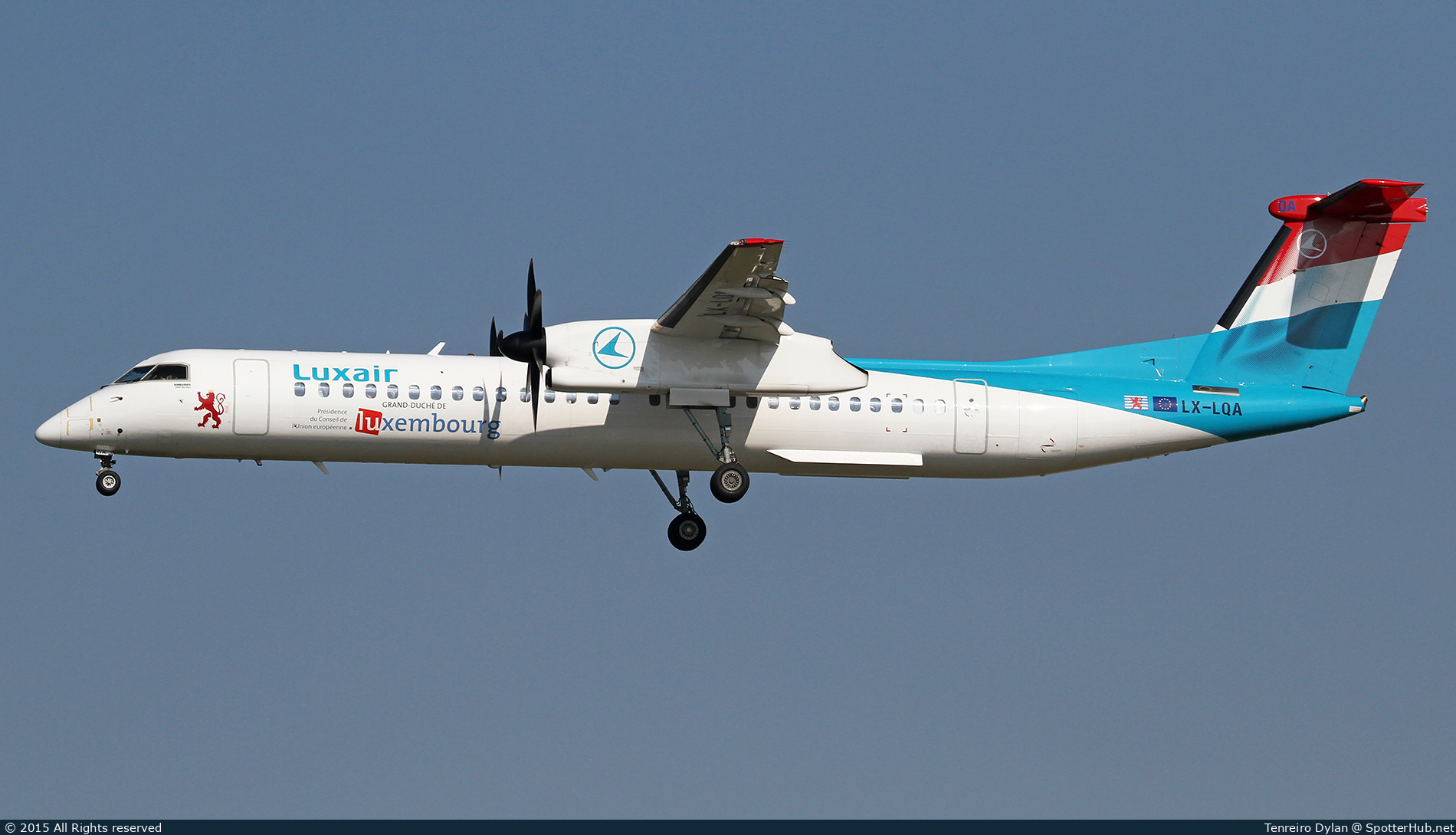 Photo of LX-LQA - Bombardier DHC-8-402 Dash 8 Q400 operated by Luxair