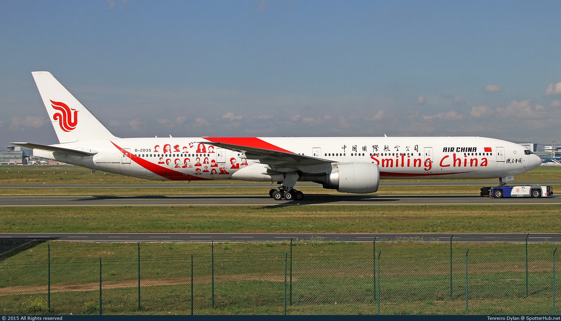 Photo of B-2035 - Boeing 777-39L(ER) operated by Air China