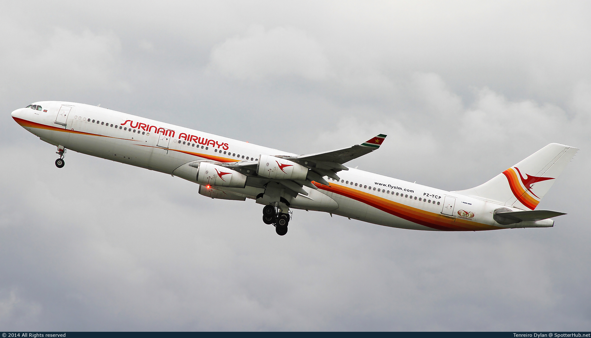Photo of PZ-TCP - Airbus A340-311 operated by Surinam Airways