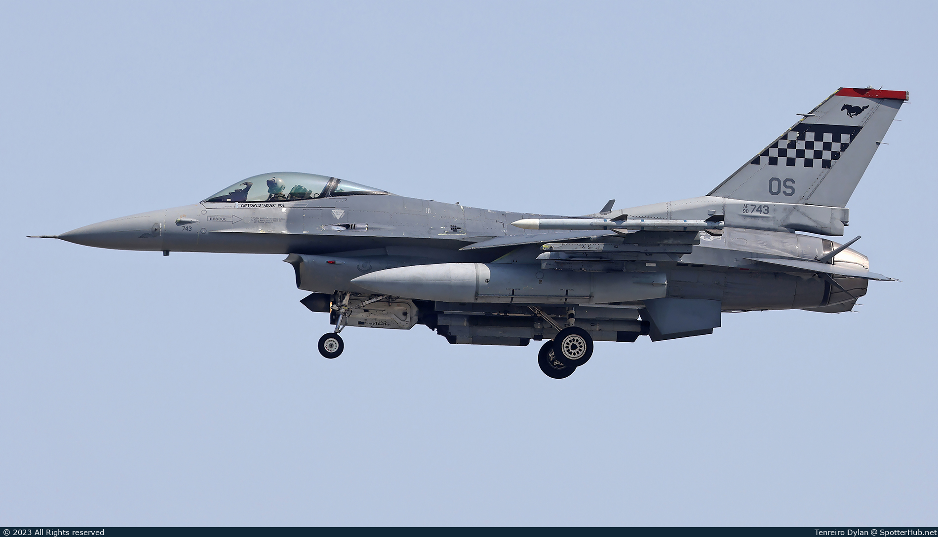 Photo of 90-0743 - General Dynamics F-16CM Fighting Falcon operated by US Air Force