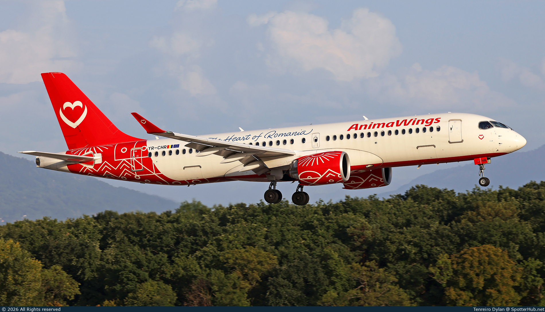 Photo of YR-CHR - Airbus A220-300 operated by Animawings