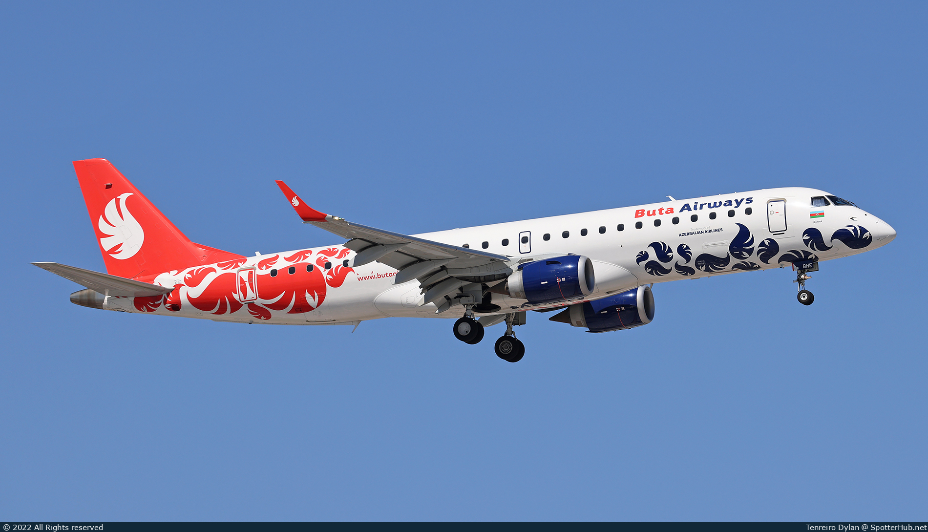 Photo of VP-BHE - Embraer ERJ-190AR operated by Buta Airways