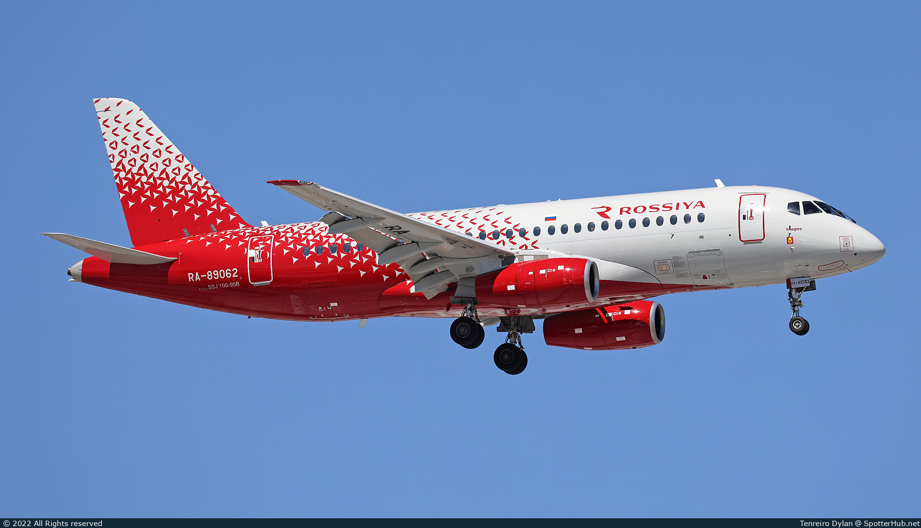 Photo of RA-89062 - Sukhoi Superjet 100-95B operated by Rossiya Airlines