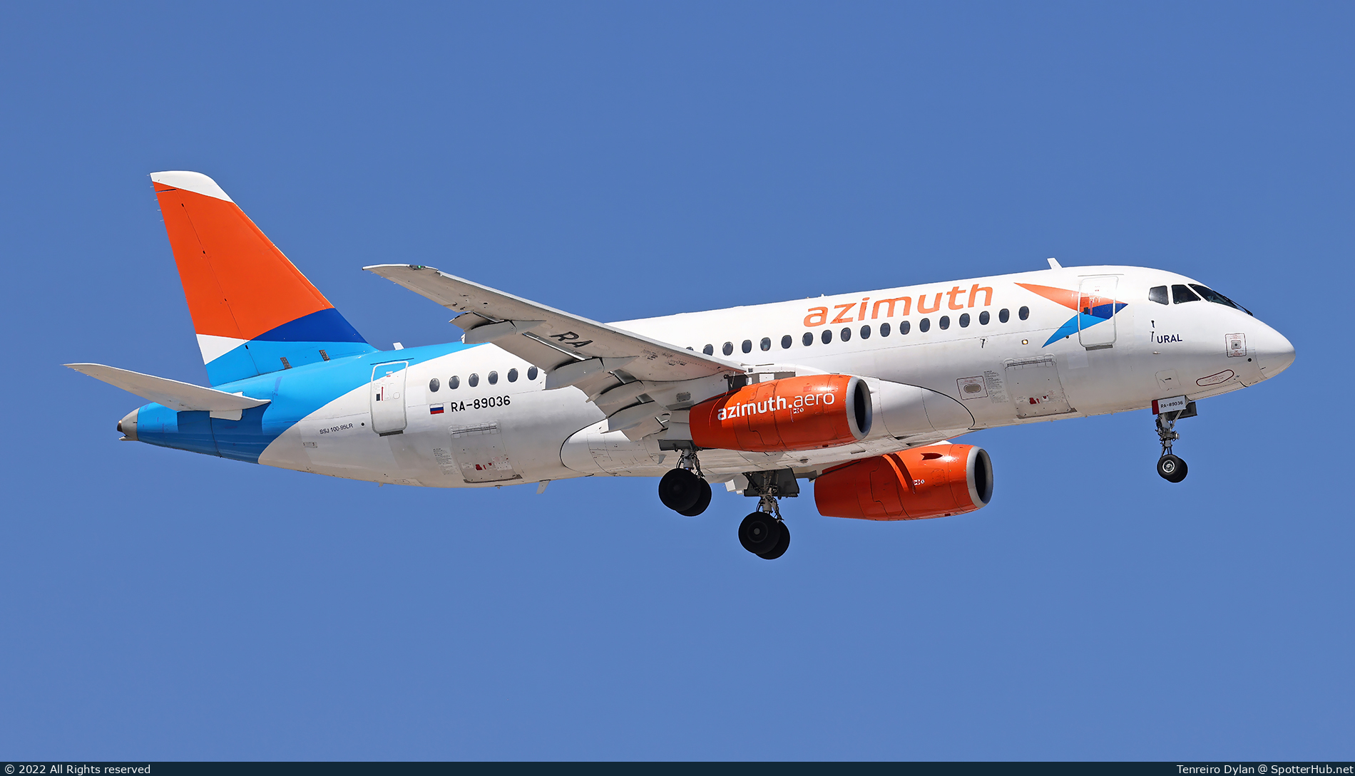 Photo of RA-89036 - Sukhoi Superjet 100-95LR operated by azimuth