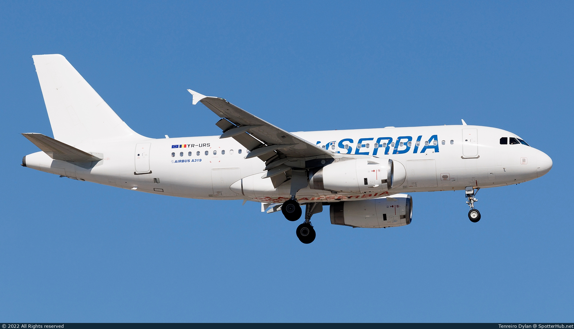 Photo of YR-URS - Airbus A319-132 operated by Air Serbia (opb Just Us Air)