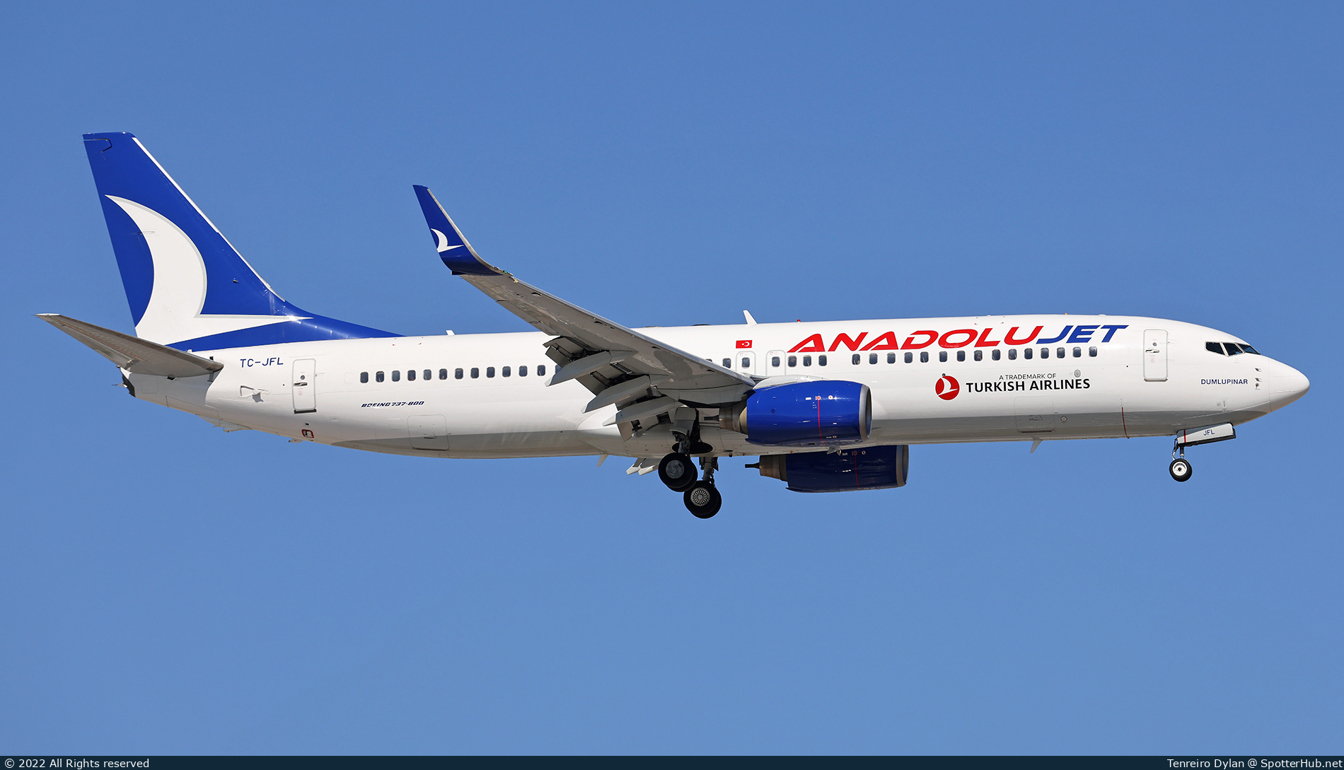 Photo of TC-JFL - Boeing 737-8F2 operated by AnadoluJet