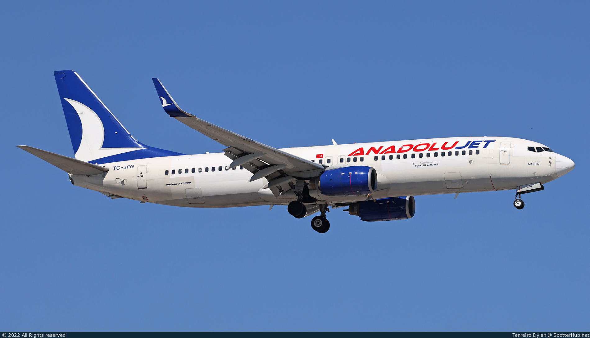 Photo of TC-JFG - Boeing 737-8F2 operated by AnadoluJet