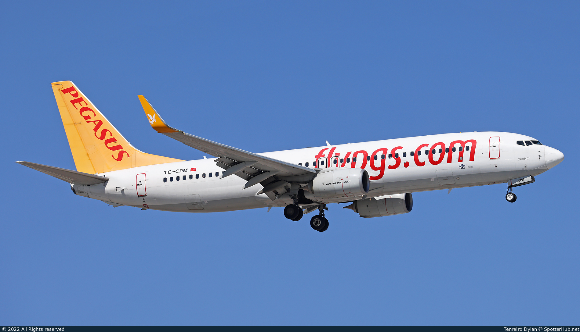 Photo of TC-CPM - Boeing 737-82R operated by Pegasus Airlines