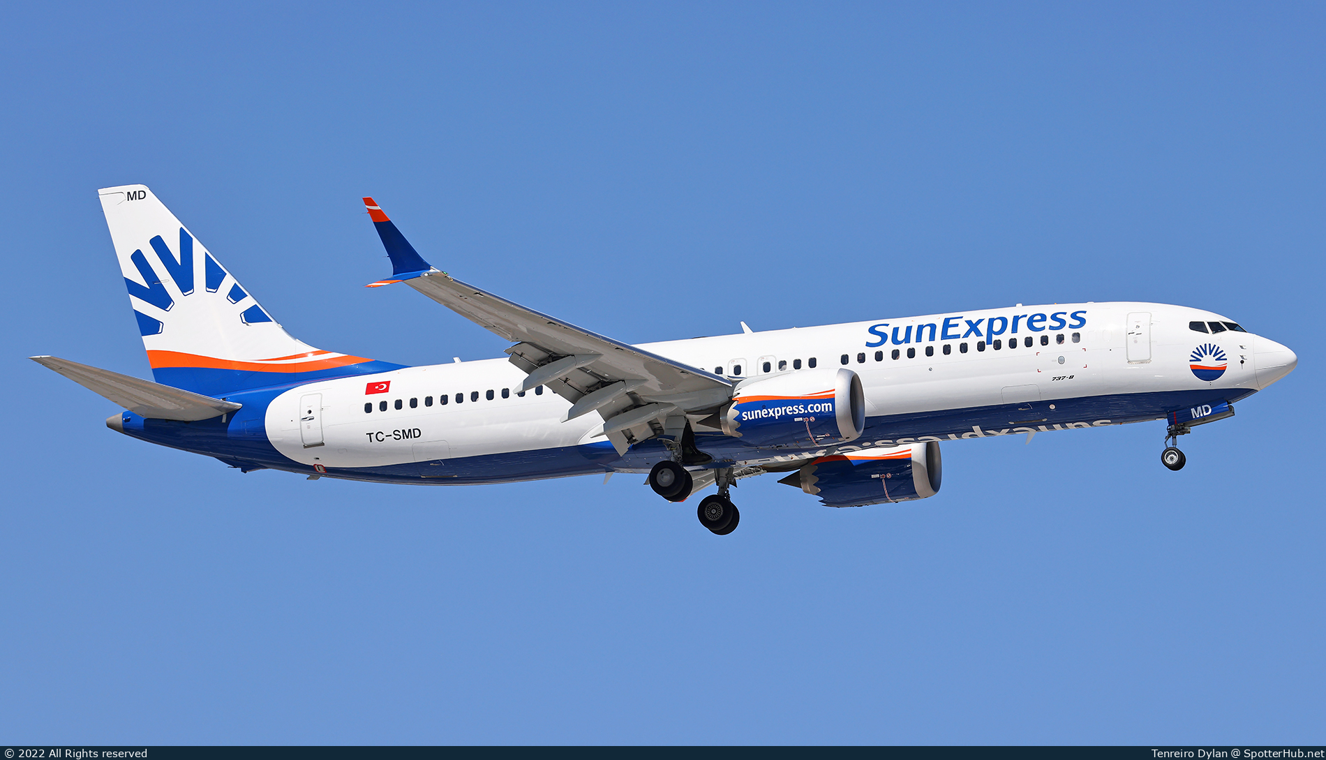 Photo of TC-SMD - Boeing 737 MAX 8 operated by SunExpress