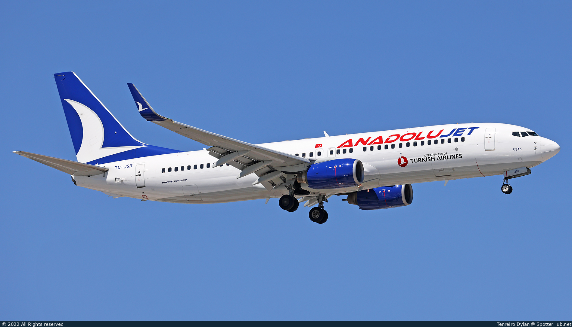 Photo of TC-JGR - Boeing 737-8F2 operated by AnadoluJet