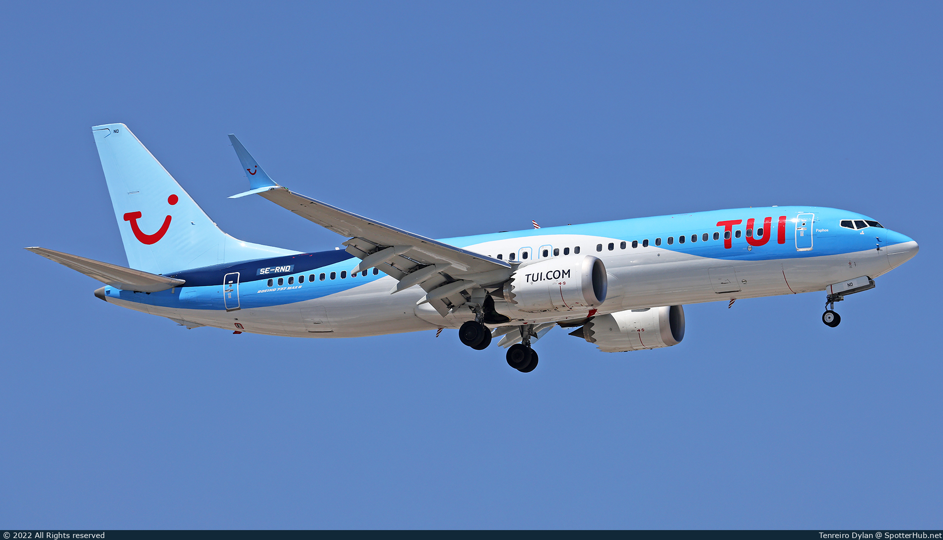 Photo of SE-RND - Boeing 737 MAX 8 operated by TUIfly Nordic