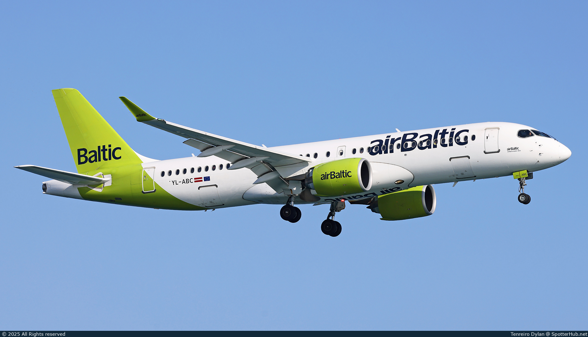 Photo of YL-ABC - Airbus A220-300 operated by airBaltic