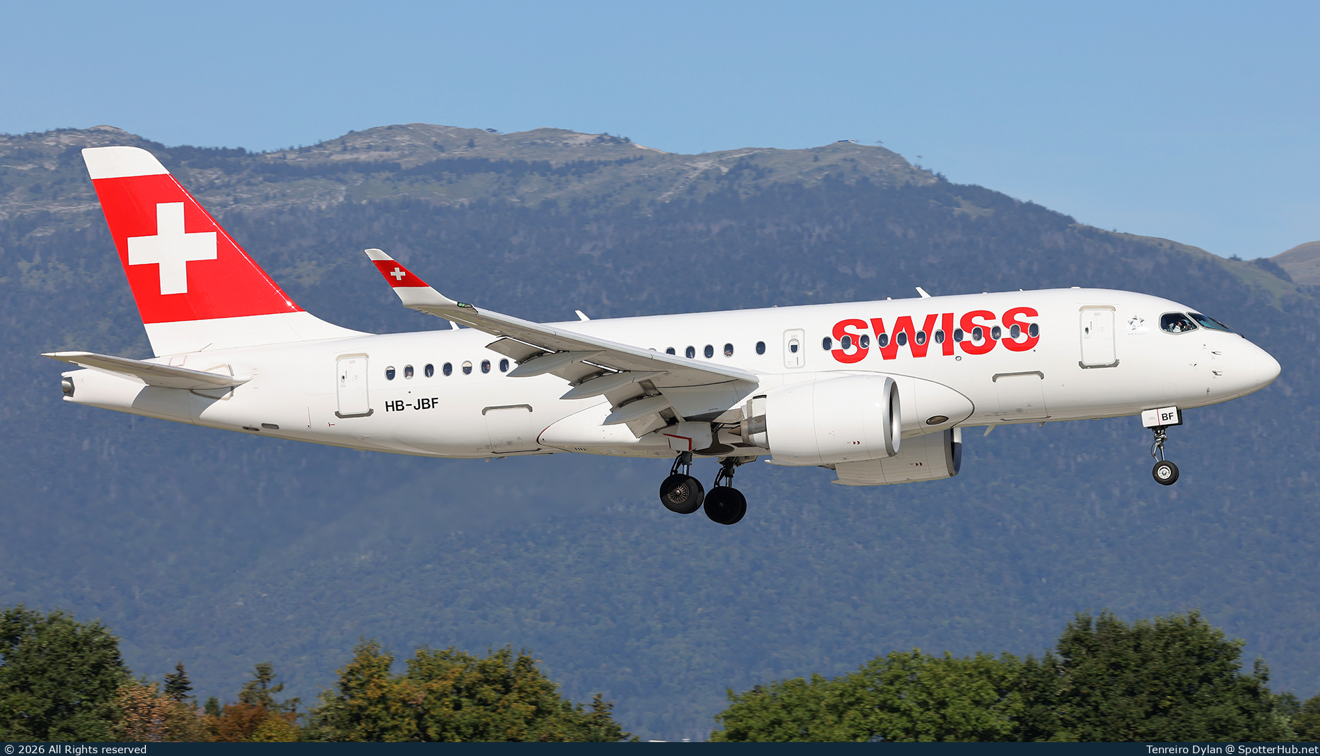 Photo of HB-JBF - Airbus A220-100 operated by Swiss International Air Lines