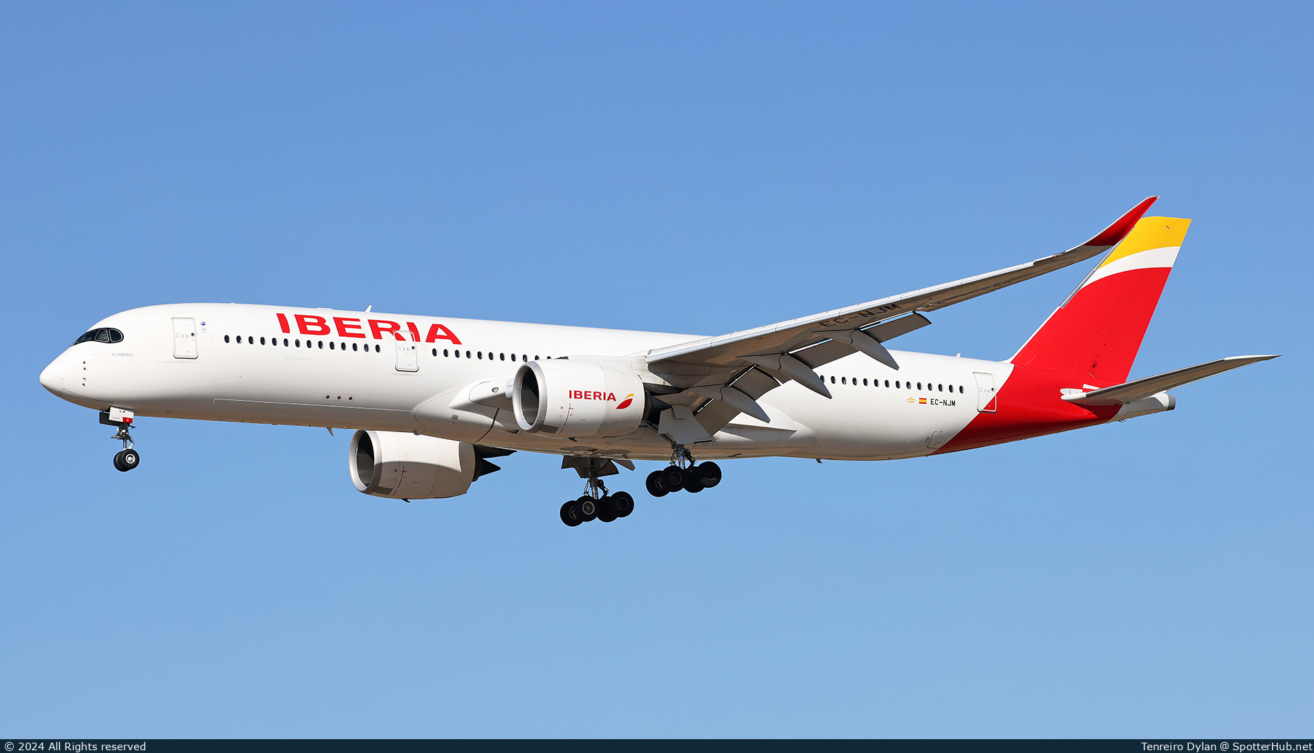 Photo of EC-NJM - Airbus A350-941 operated by Iberia