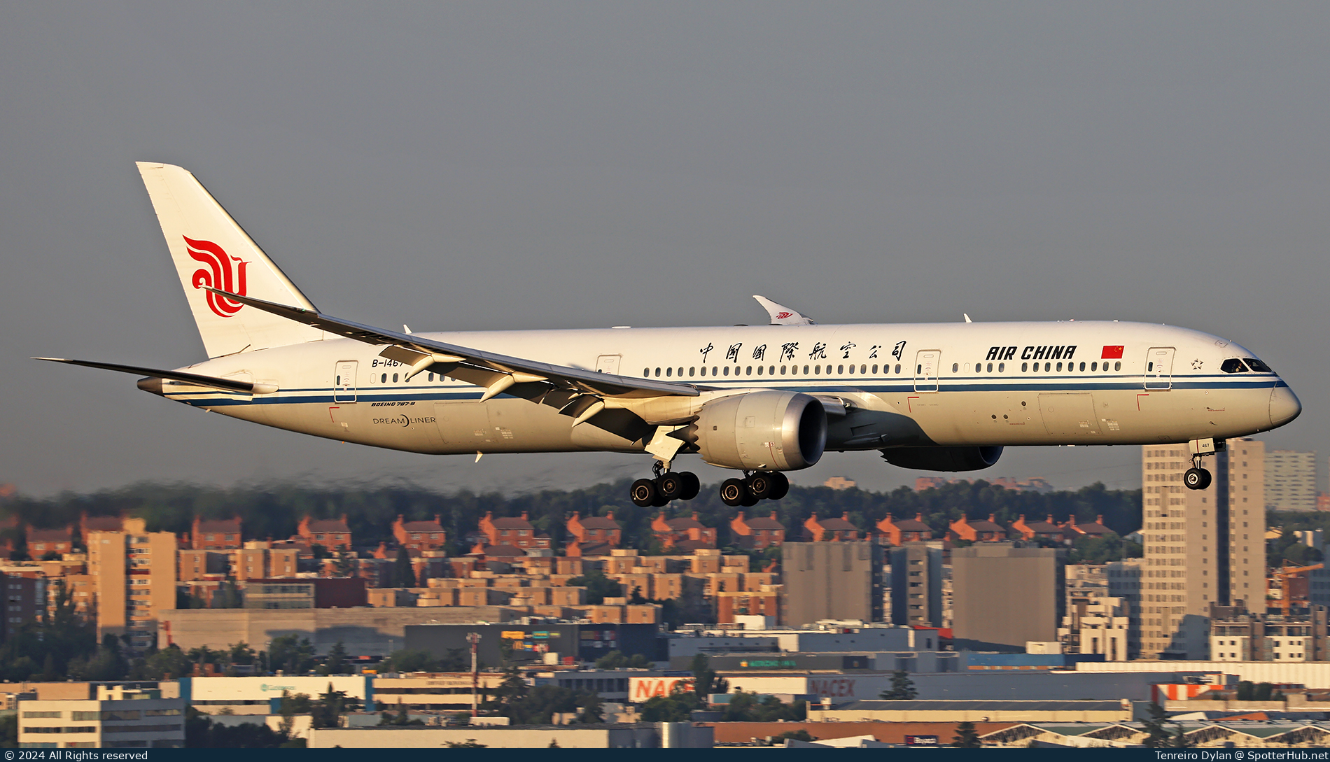 Photo of B-1467 - Boeing 787-9 Dreamliner operated by Air China