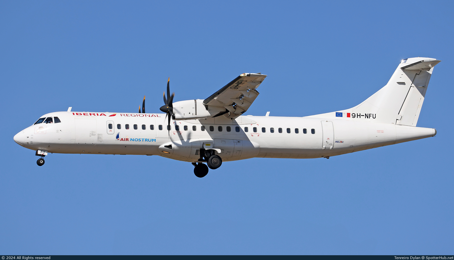 Photo of 9H-NFU - ATR 72-600 operated by Iberia Regional (opb Mel Air)