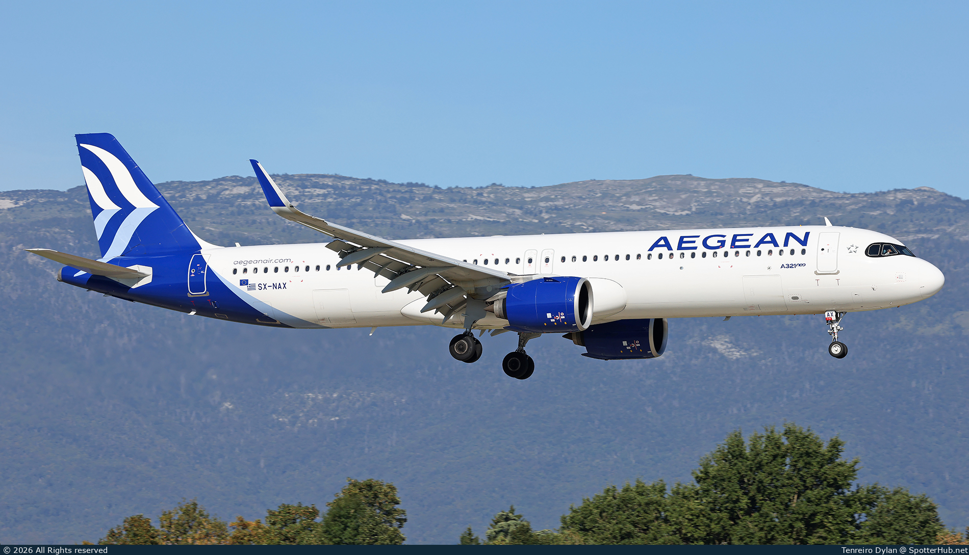 Photo of SX-NAX - Airbus A321-271NX operated by Aegean Airlines
