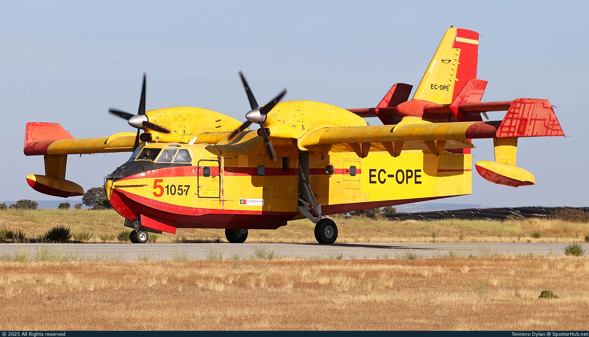 Photo of EC-OPE - Canadair CL-215T Scooper operated by Bridger AeroSpace Europe