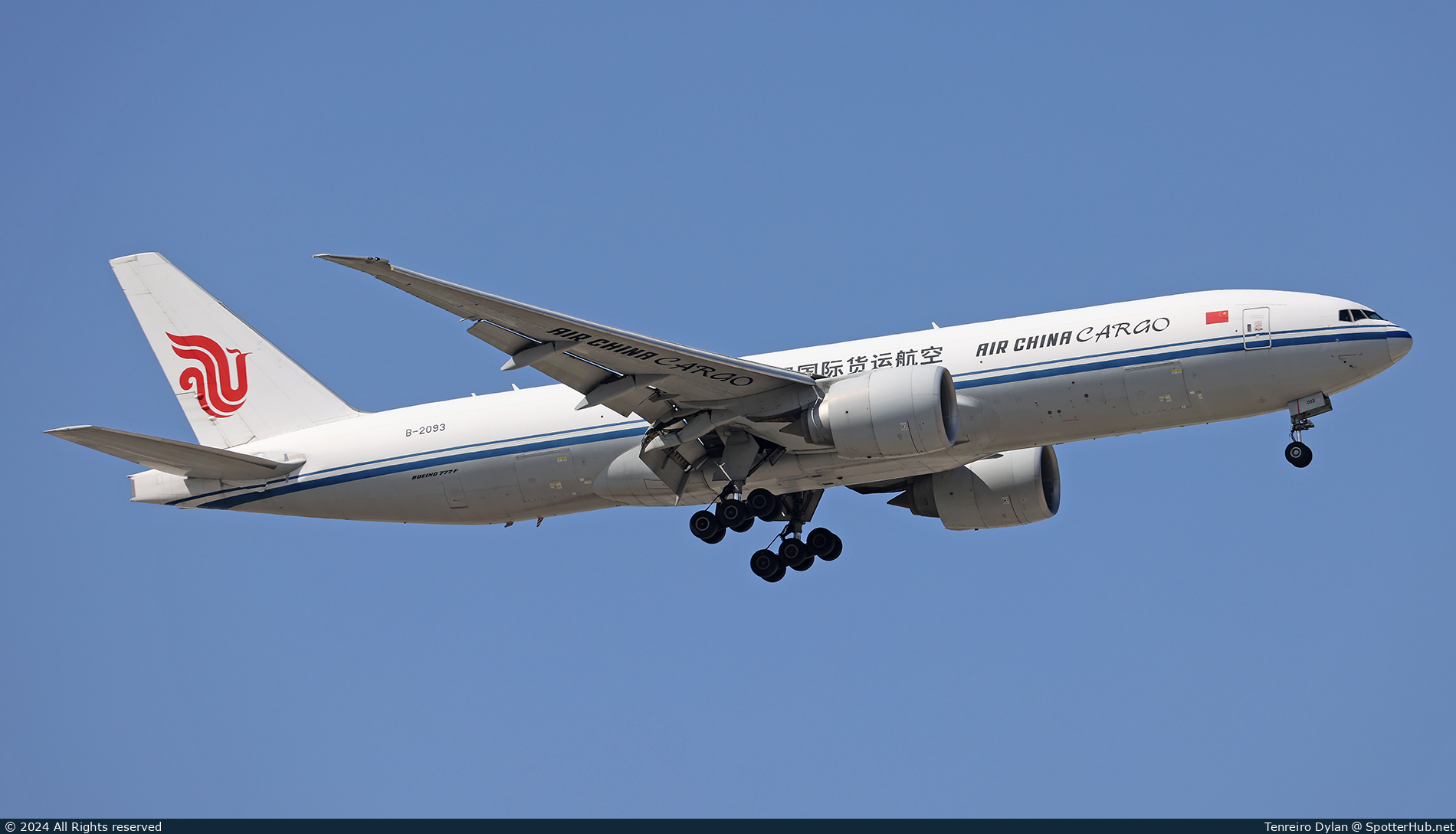 Photo of B-2093 - Boeing 777-FFT operated by Air China Cargo