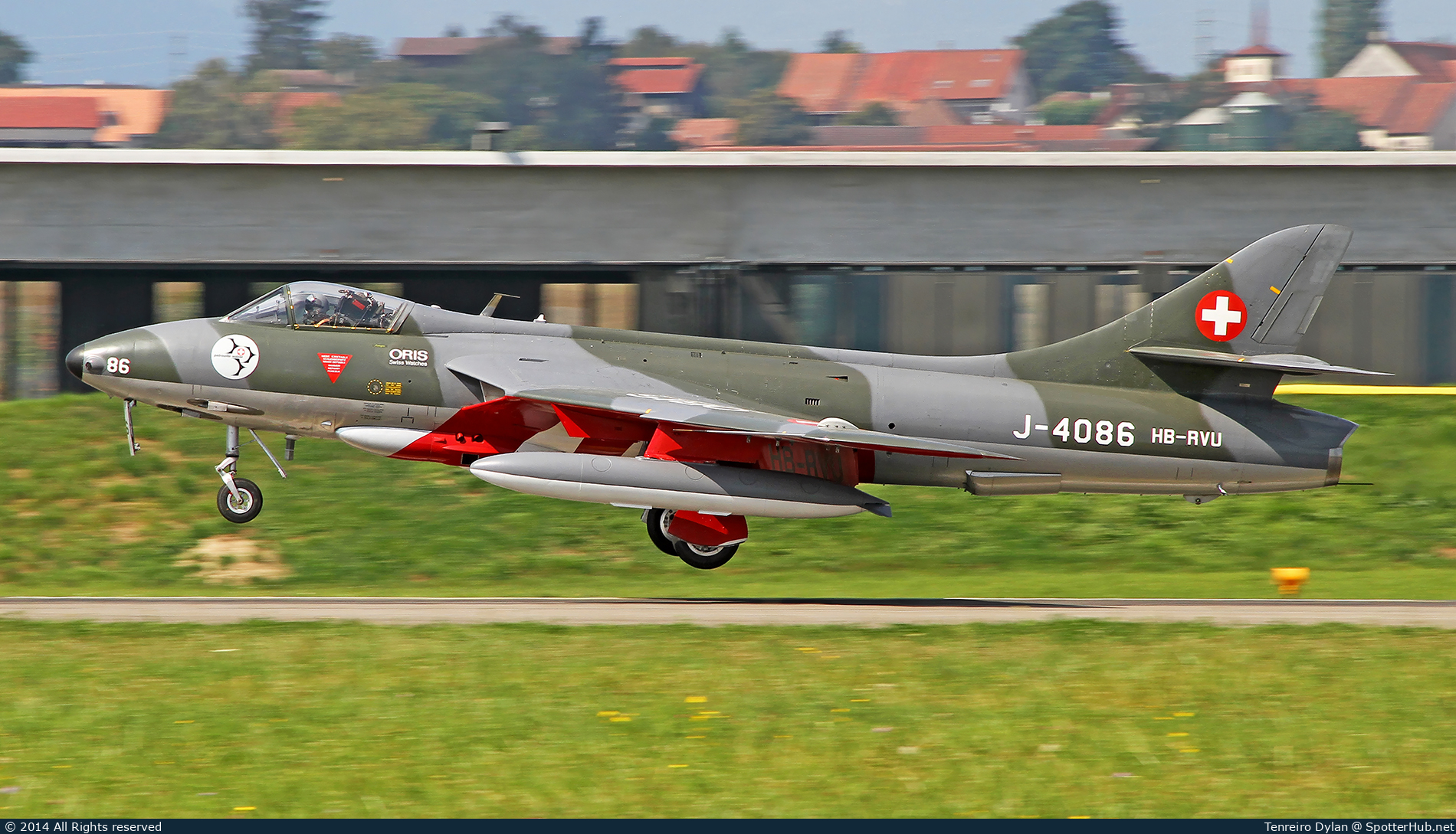 Photo of J-4086 - Hawker Hunter Mk.58 operated by Swiss Air Force