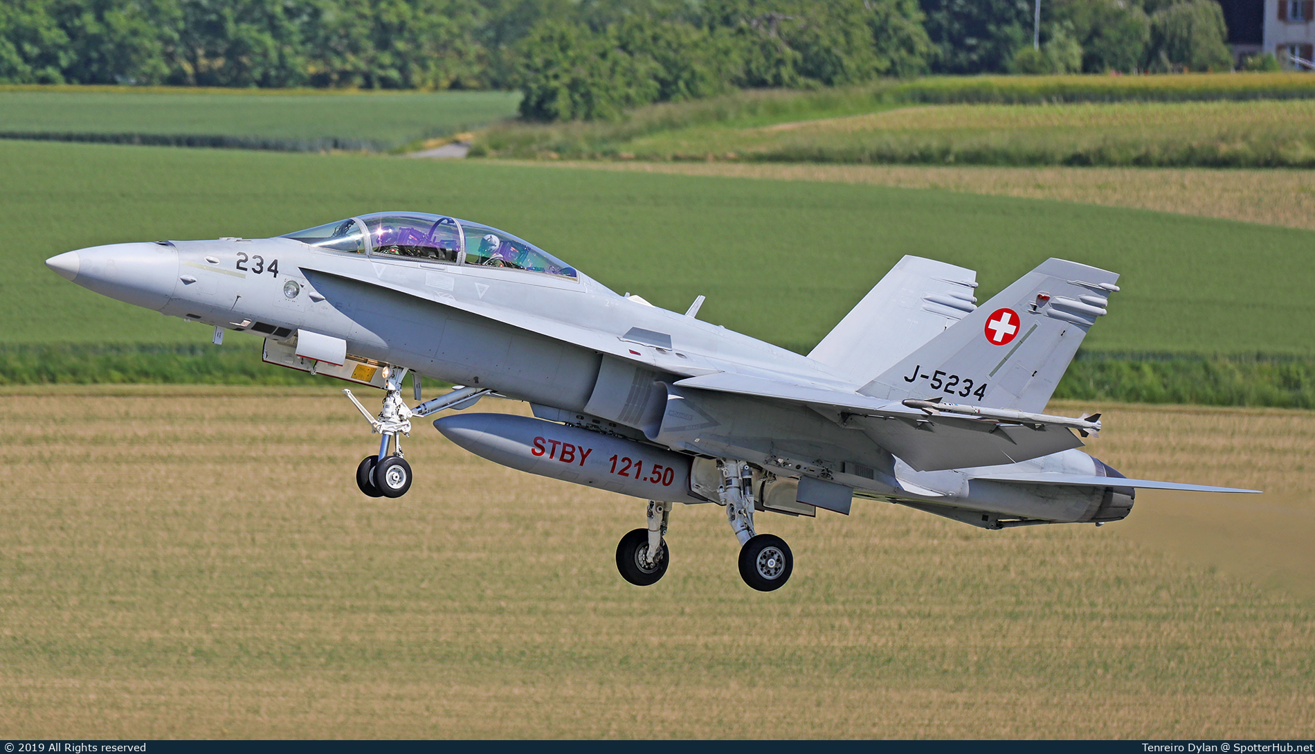 Photo of J-5234 - McDonnell Douglas F/A-18D Hornet operated by Swiss Air Force