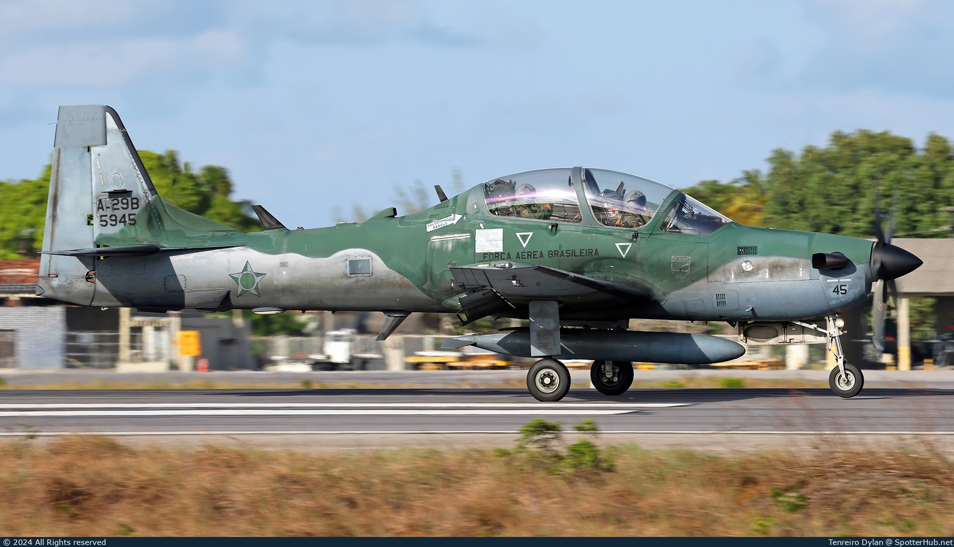 Photo of FAB5945 - Embraer A-29B Super Tucano operated by Brazilian Air Force