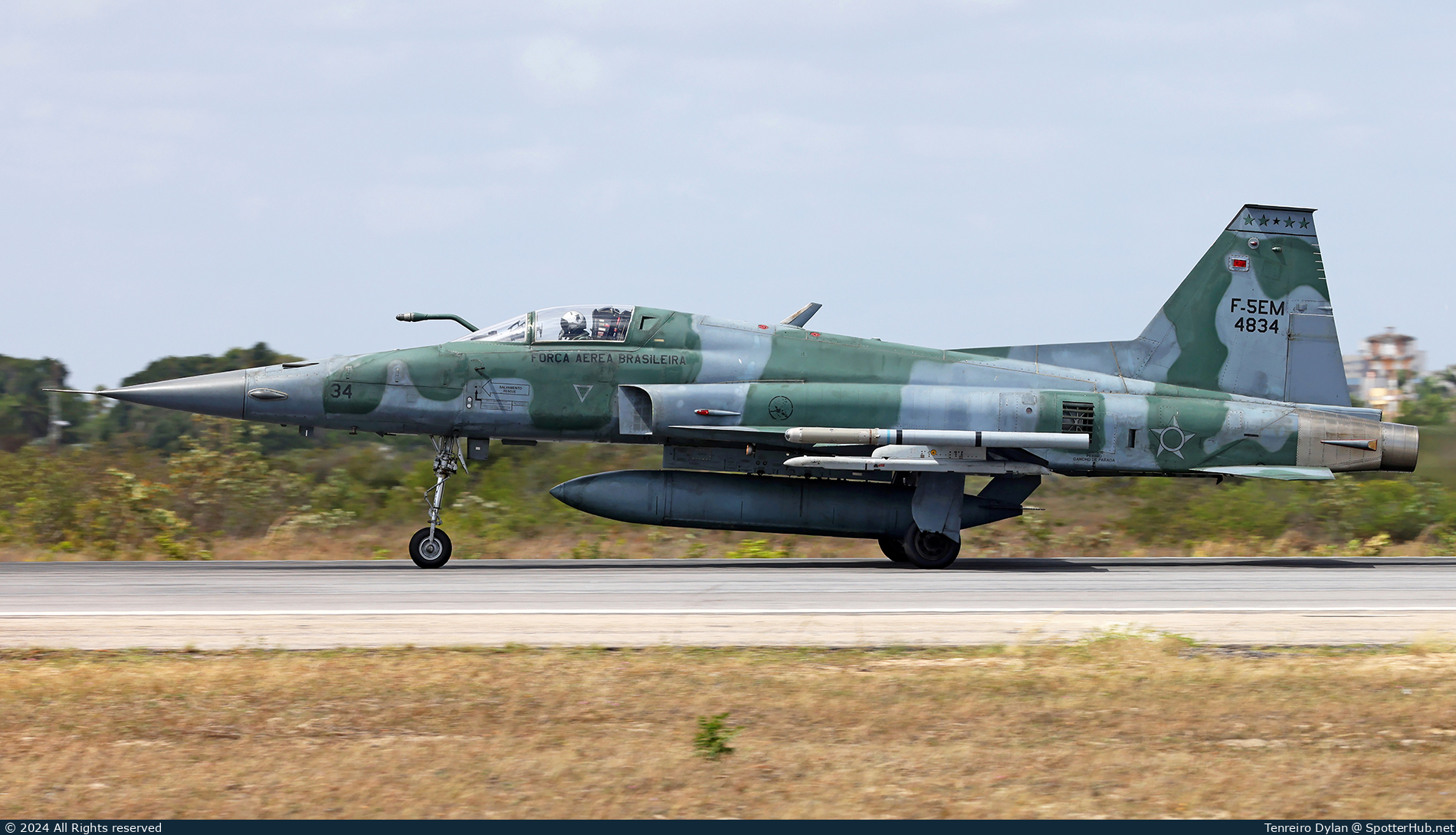 Photo of FAB4834 - Northrop F-5EM Tiger II operated by Brazilian Air Force