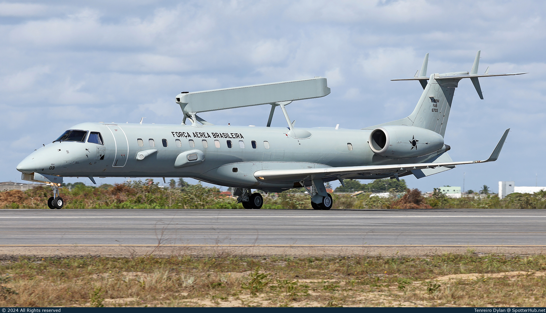 Photo of FAB6703 - Embraer E-99M operated by Brazilian Air Force