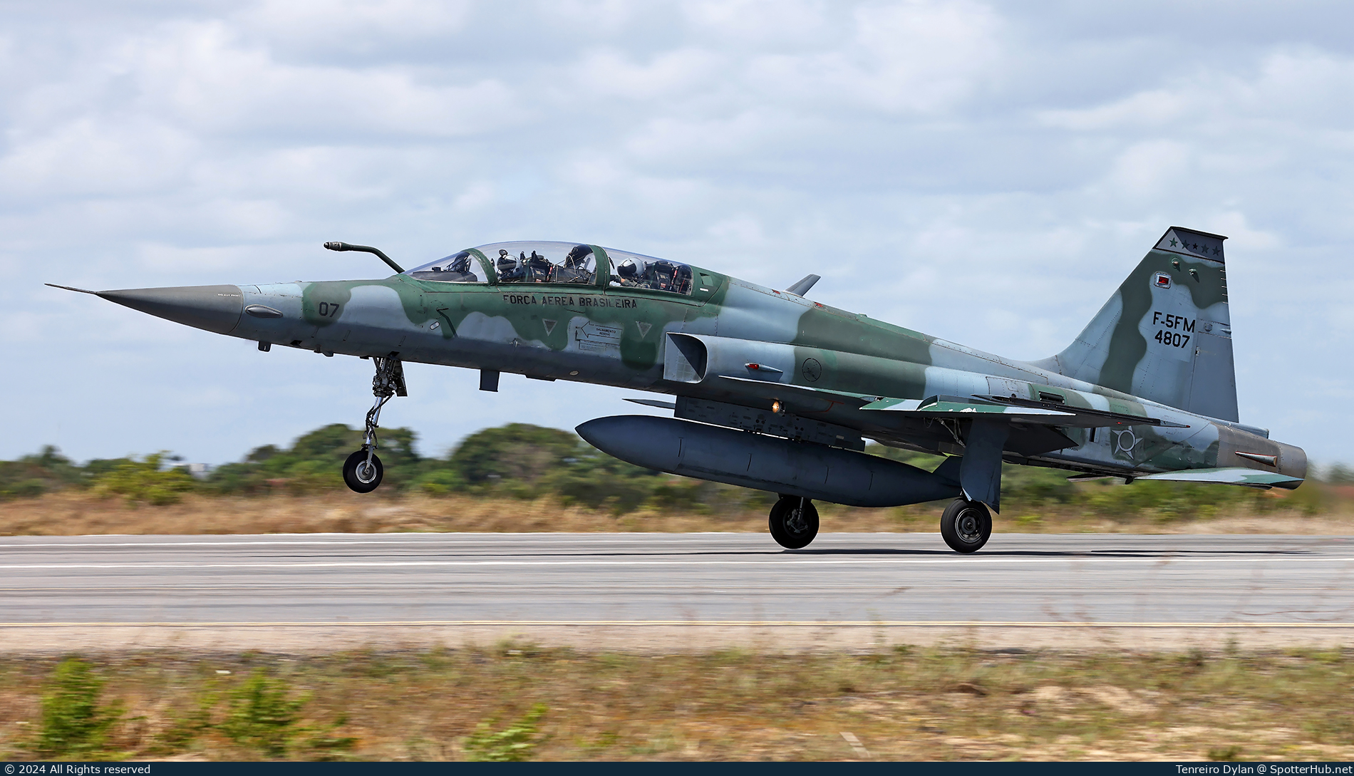 Photo of FAB4807 - Northrop F-5FM Tiger II operated by Brazilian Air Force