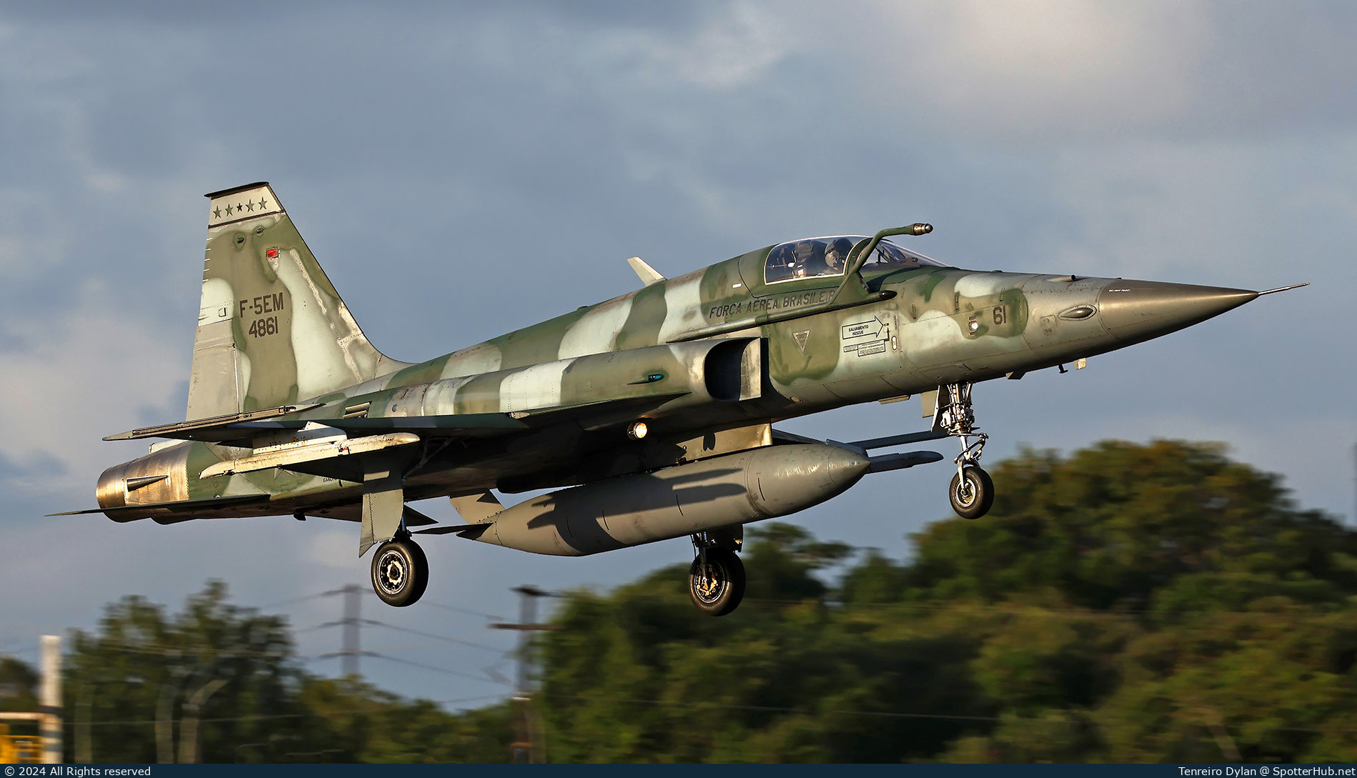 Photo of FAB4861 - Northrop F-5EM Tiger II operated by Brazilian Air Force