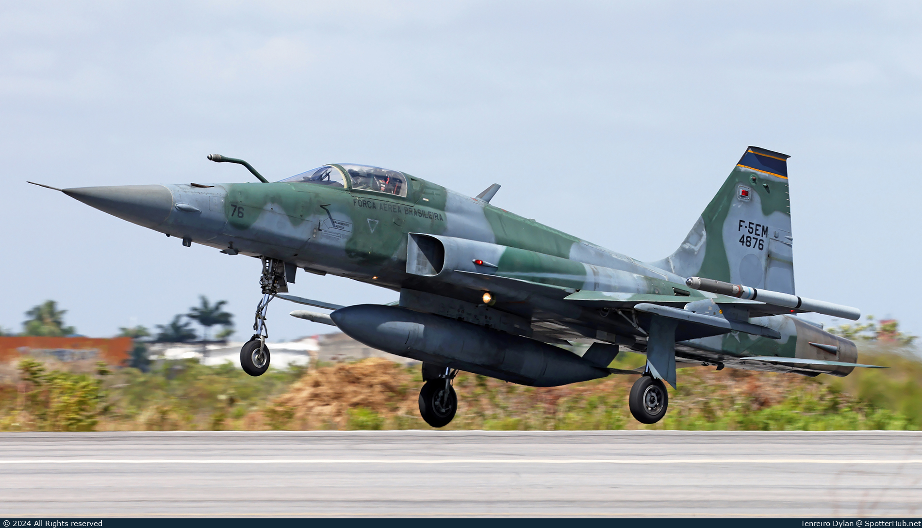 Photo of FAB4876 - Northrop F-5EM Tiger II operated by Brazilian Air Force