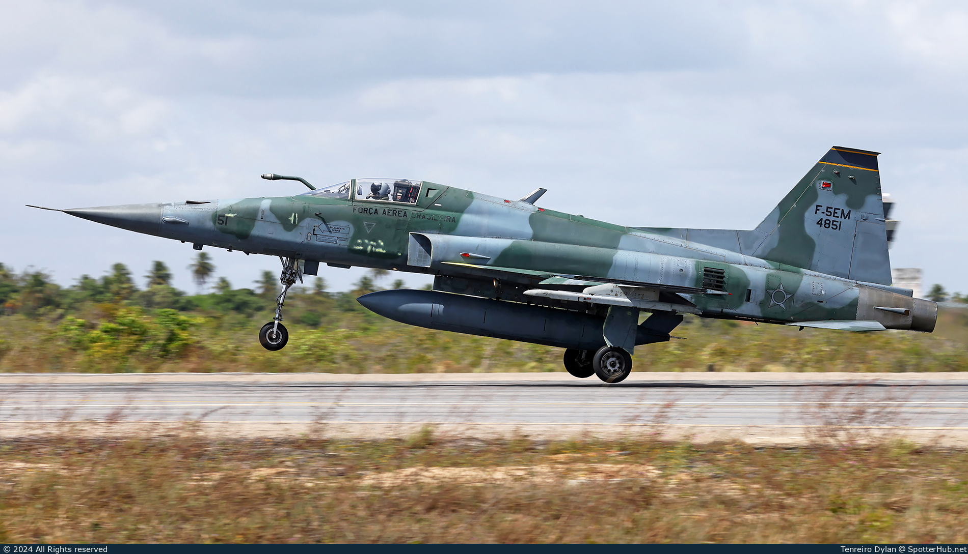 Photo of FAB4851 - Northrop F-5EM Tiger II operated by Brazilian Air Force