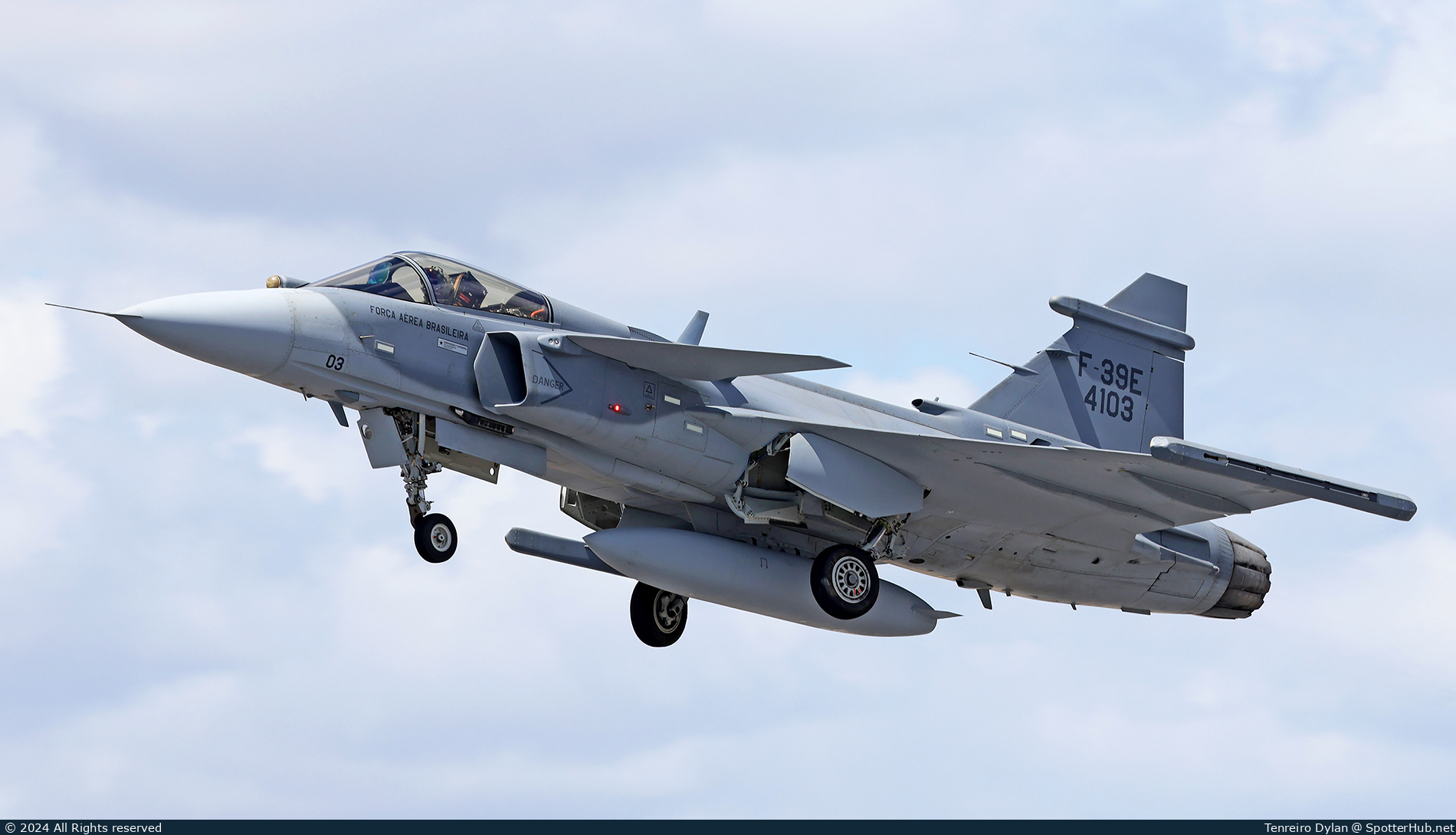 Photo of FAB4103 - Saab F-39E Gripen operated by Brazilian Air Force