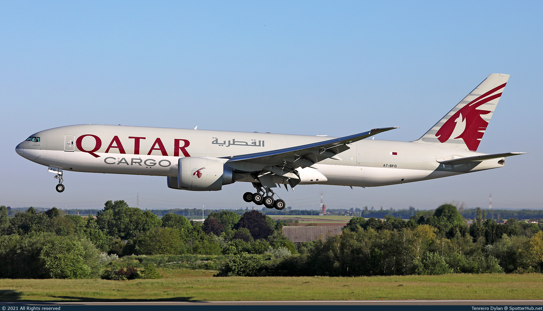 Photo of A7-BFG - Boeing 777-FDZ operated by Qatar Airways Cargo