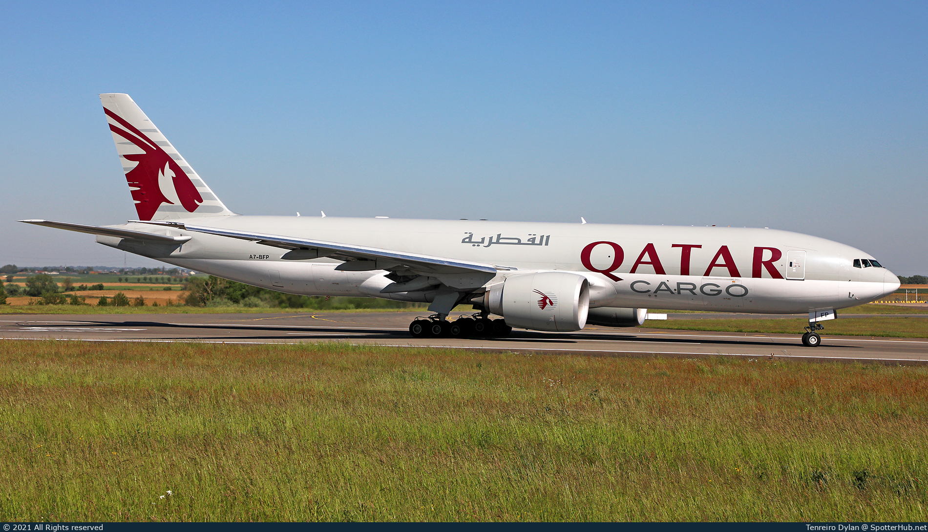 Photo of A7-BFP - Boeing 777-F operated by Qatar Airways Cargo