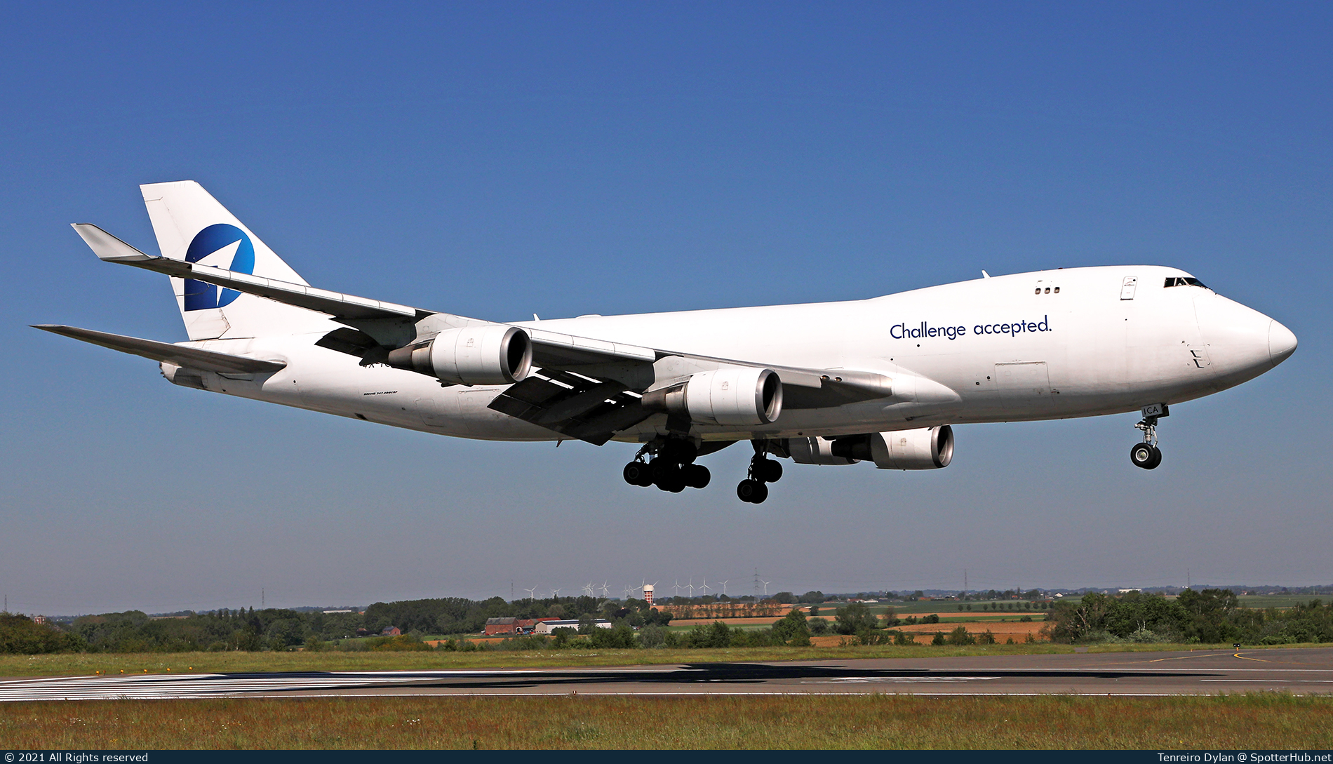 Photo of 4X-ICA - Boeing 747-4EVF(ER) operated by Challenge Airlines IL