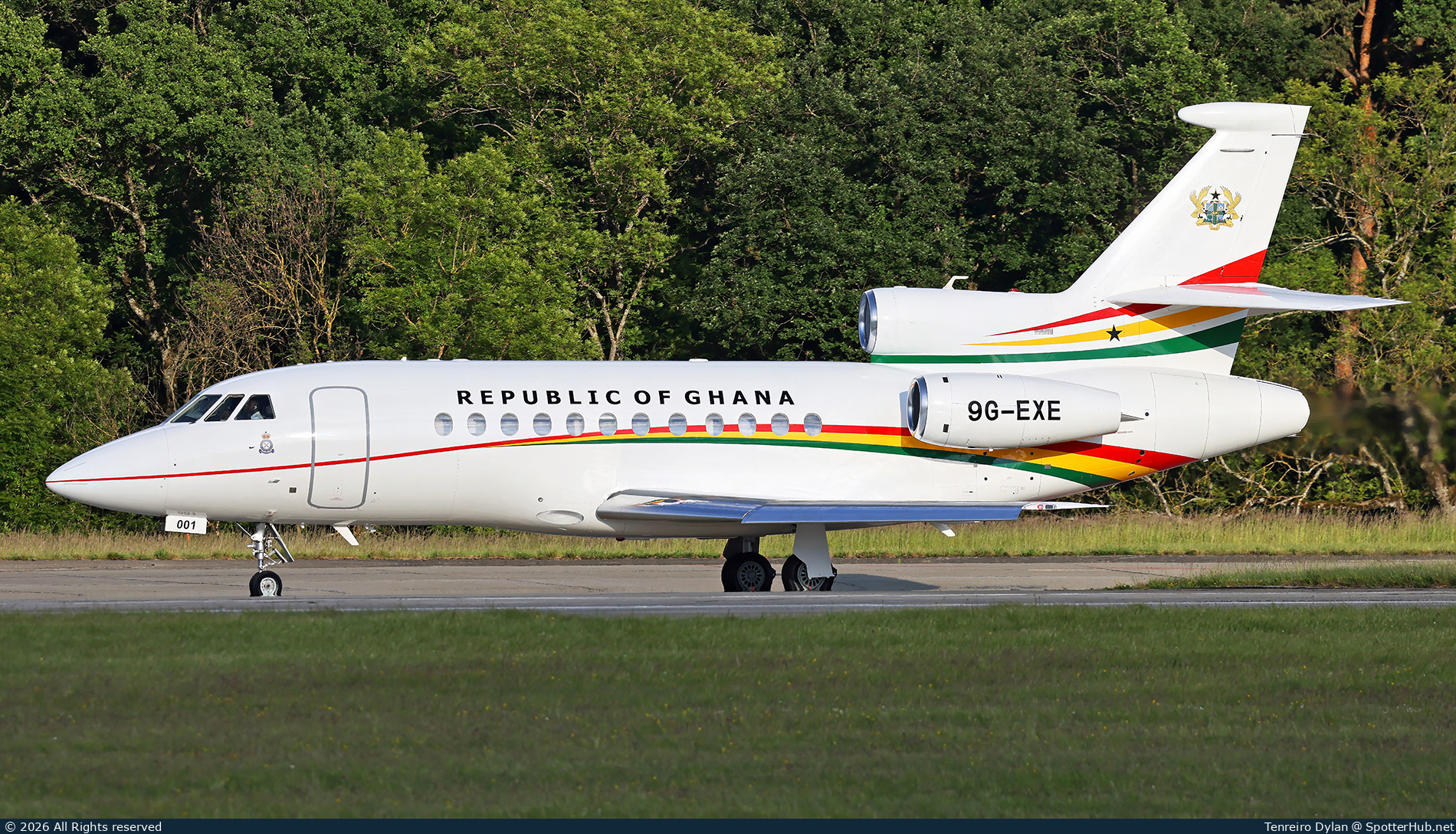 Photo of 9G-EXE - Dassault Falcon 900LX operated by Government of Ghana