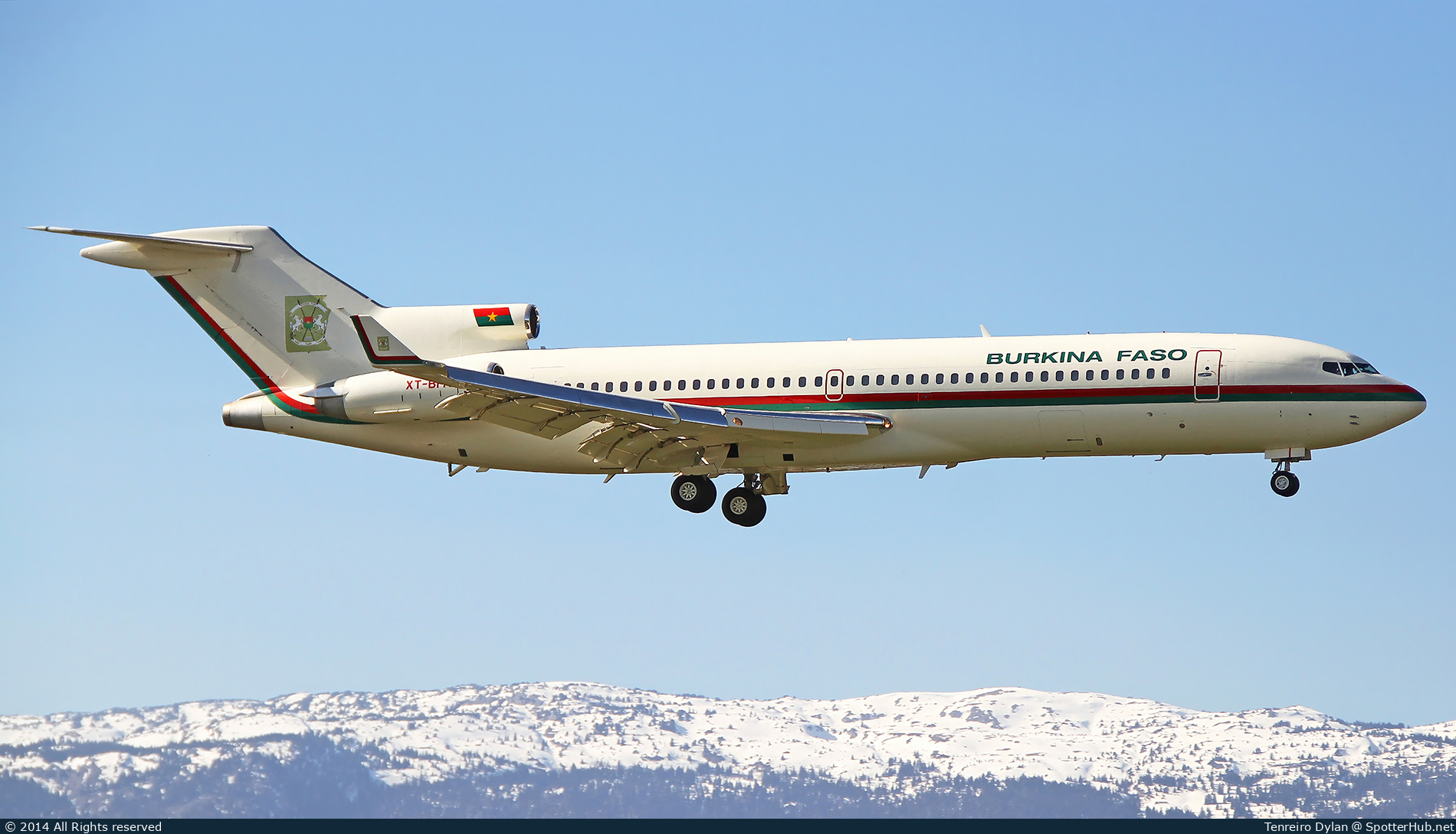 Photo of XT-BFA - Boeing 727-282(Adv)(RE) operated by Government of Burkina Faso