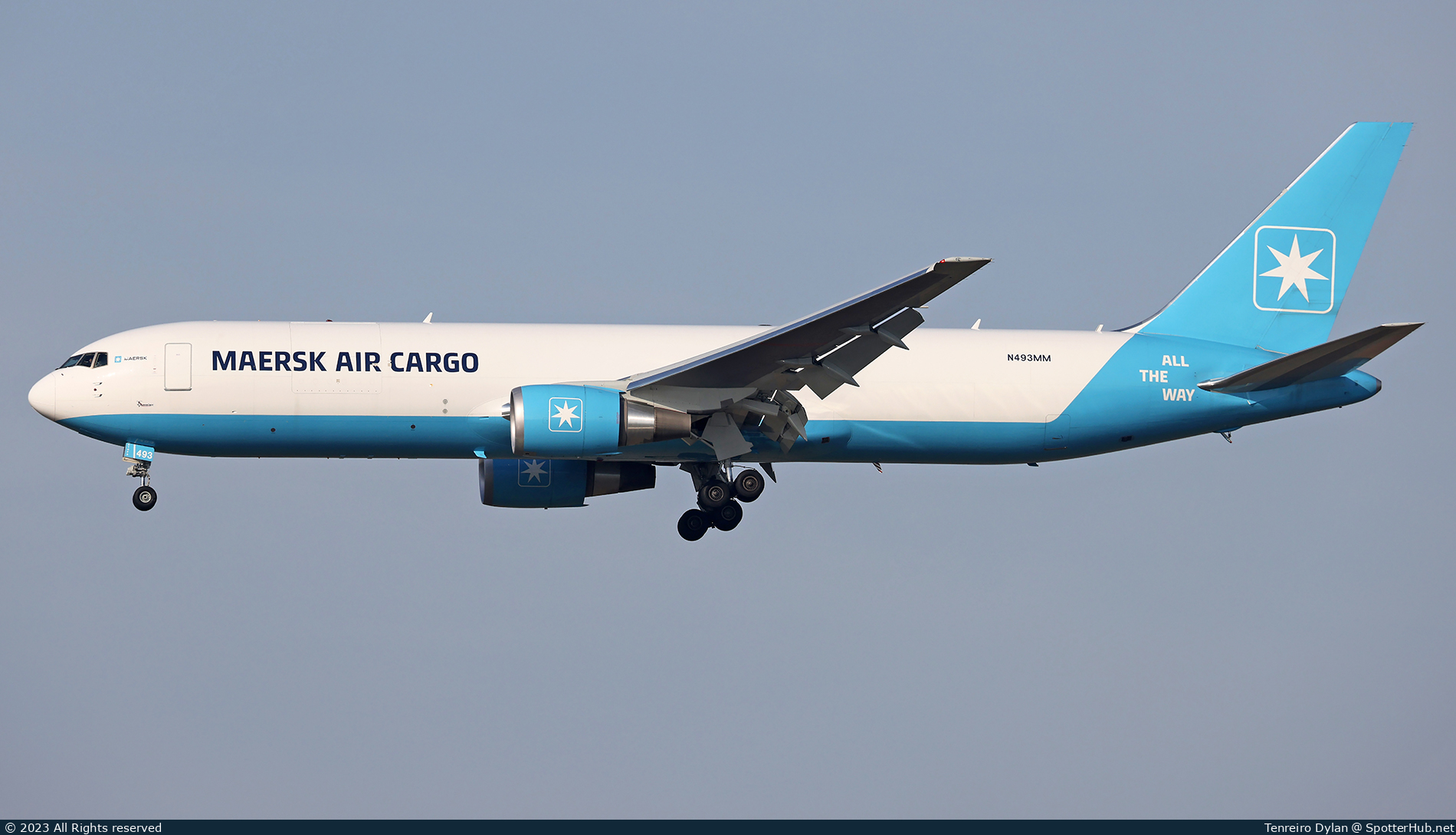 Photo of N493MM - Boeing 767-300F operated by Maersk Air Cargo (opb Amerijet International Airlines)