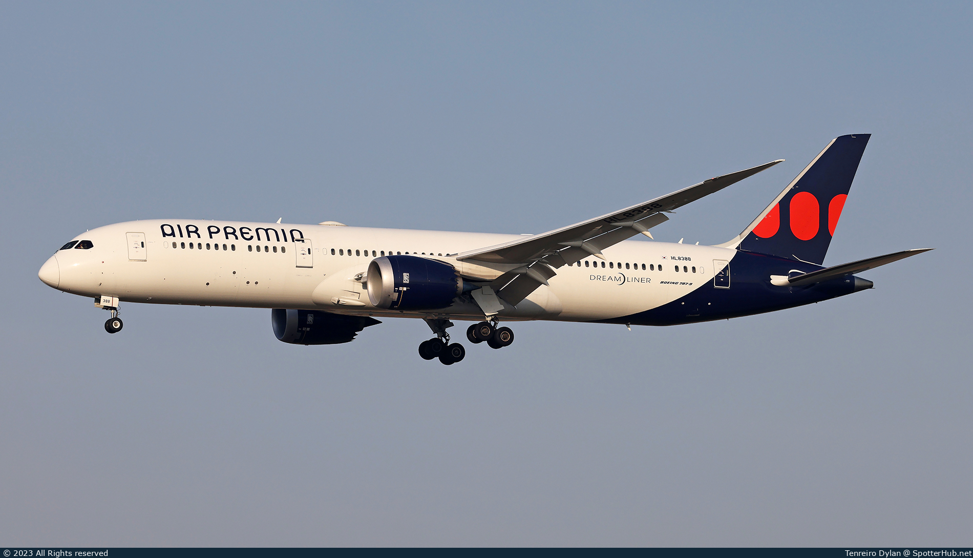 Photo of HL8388 - Boeing 787-9 Dreamliner operated by Air Premia