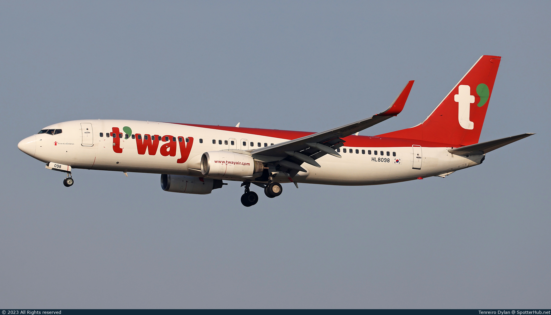 Photo of HL8098 - Boeing 737-8KN operated by T'Way Air