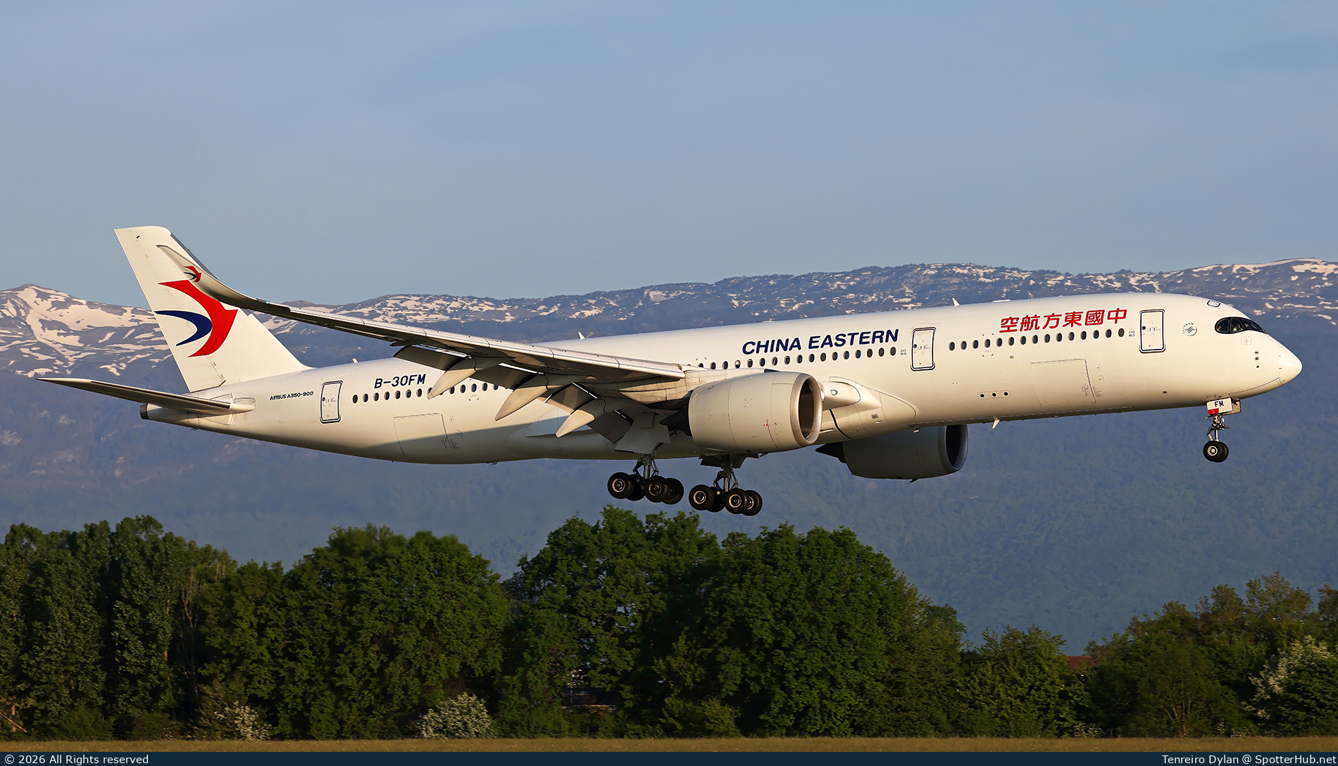 Photo of B-30FM - Airbus A350-941 operated by China Eastern Airlines
